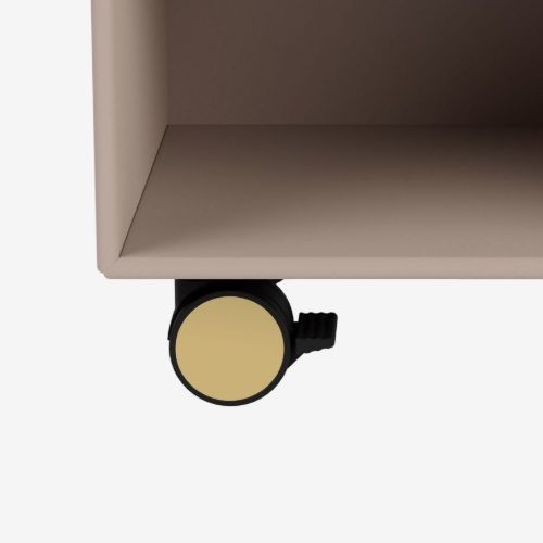 BRUG IKKE Montana SRCO Hjul til reolmodul 4 stk. H: 7,8 cm - 157 Cumin
