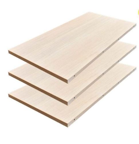 Skovby Tillægsplader til SM24 Spisebord 3 stk. 100x52 cm - Hvid Laminat/Sortlakeret Eg