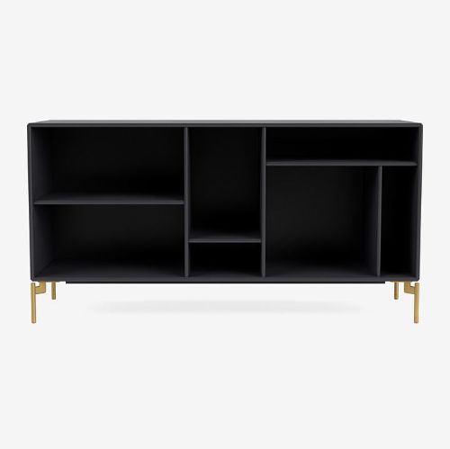 Montana Mega 200801 Skænk med ben 115,2x38 cm - 04 Anthracite / Brass
