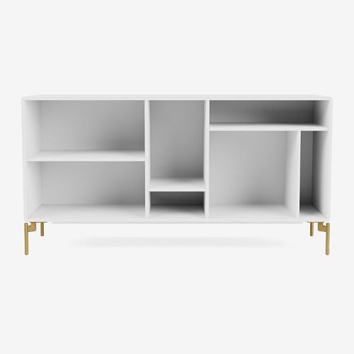 Montana Mega 200801 Skænk med ben 115,2x38 cm - 101 NewWhite / Brass
