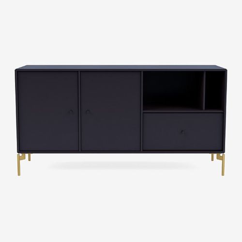 Montana Mega 200803 Skænk med ben 115,2x38 cm - 147 Shadow / Brass