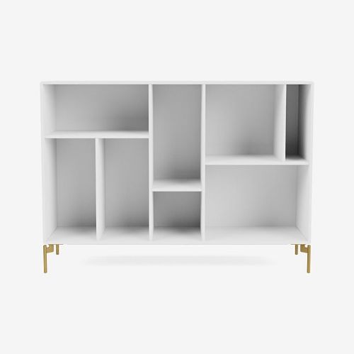 Montana Mega 201201 Skænk med ben 115,2x38 cm - 101 NewWhite / Brass
