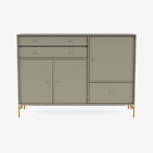 Montana Mega 201202 Skænk med ben 115,2x38 cm - 144 Fennel / Brass