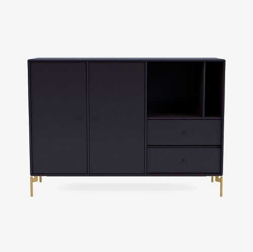 Montana Mega 201203 Skænk med ben 115,2x38 cm - 147 Shadow / Brass