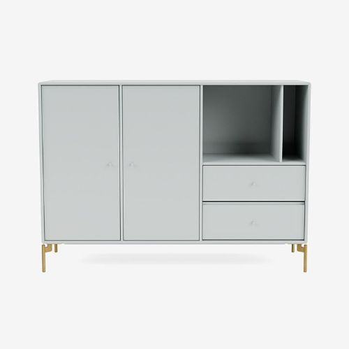 Montana Mega 201203 Skænk med ben 115,2x38 cm - 156 Oyster / Brass