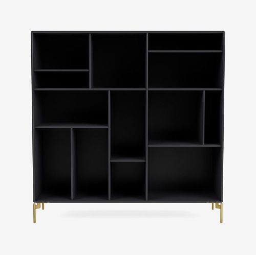 Montana Mega 201801 Skænk med ben 115,2x38 cm - 04 Anthracite / Brass