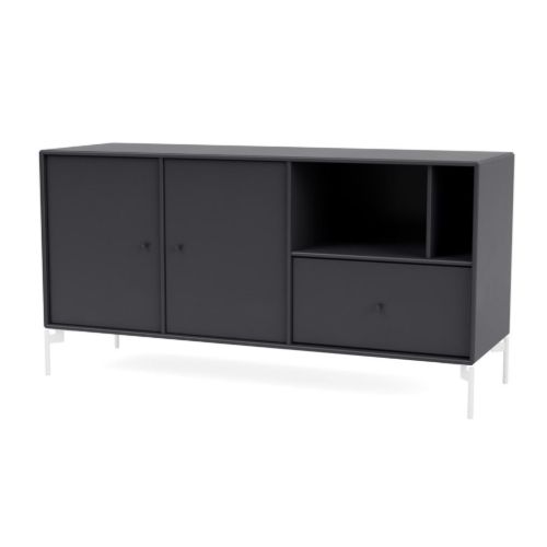 Montana Mega 200803 Skænk med ben 115,2x38 cm - 04 Anthracite / Snow