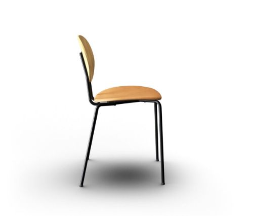 Sibast Furniture Piet Hein Chair SH: 45 cm - Oil Oak/Dunes Cognac