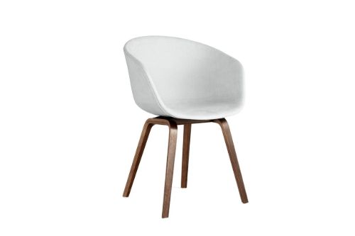 HAY AAC 23 About A Chair SH: 46 cm - Lacquered Walnut Veneer/Linara 311