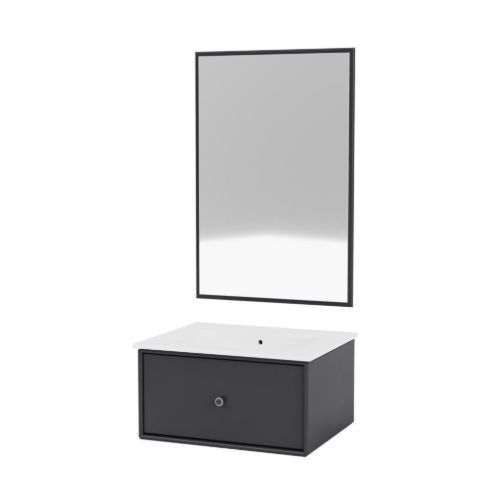 Montana Bathroom Type 1 - 04 Anthracite / White Table Top