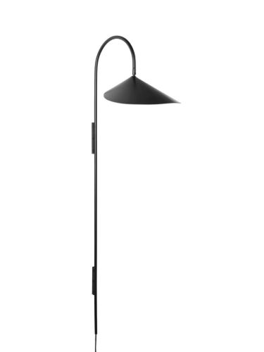 Ferm Living Arum Swivel Væglampe Tall H: 127 cm - Sort