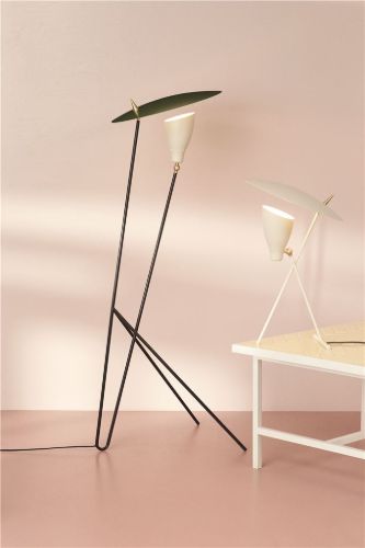 Warm Nordic Silhouette Floor Lamp H: 140 cm - Black Noir