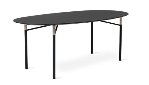 Warm Nordic Affinity Spisebord L: 199 cm - Black