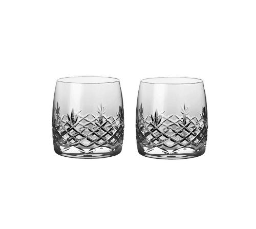 Frederik Bagger Crispy Aqua Vandglas 2 stk 23 cl - Dark/Røget