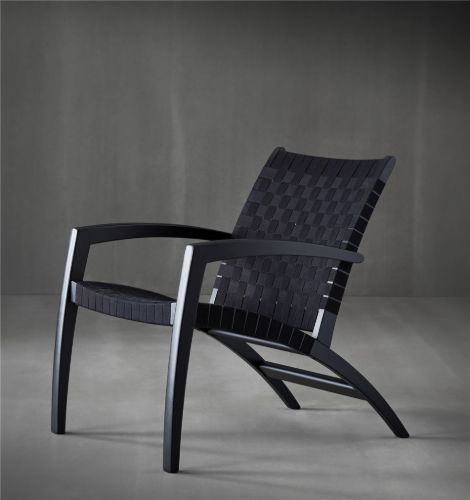 Findahl by Hammel LUNA Loungestol SH: 40 cm - Sortlakeret Eg/Sort Gjord