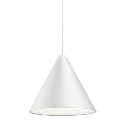 FLOS String Light Cone med roset inkl. 22 m ledning - Hvid