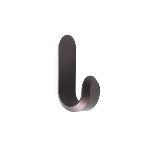 Normann Copenhagen Curve Mini Knager 2 stk H: 5,8 cm - Mat Brun