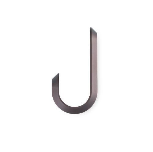 Normann Copenhagen Curve Mini Knager 2 stk H: 5,8 cm - Mat Brun