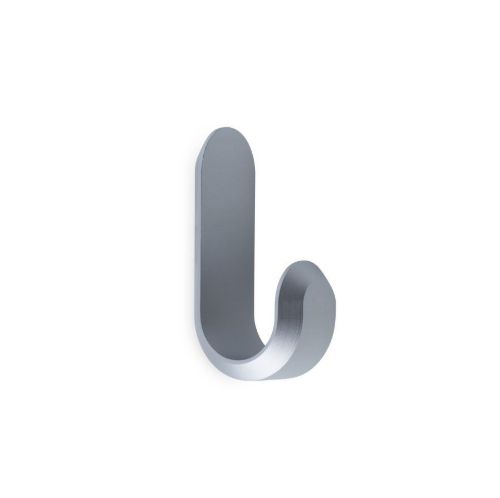 Normann Copenhagen Curve Mini Knager 2 stk H: 5,8 cm - Mat Sølv