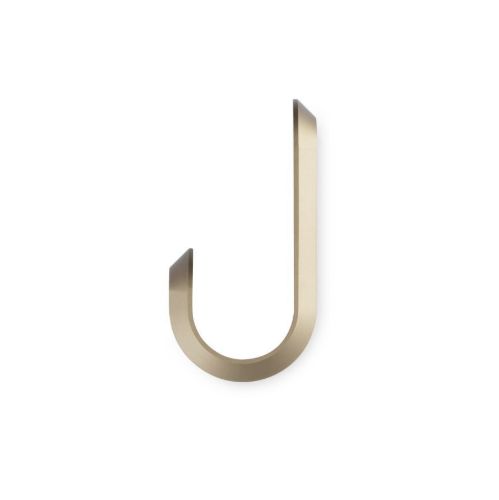 Normann Copenhagen Curve Mini Knager 2 stk H: 5,8 cm - Mat Guld