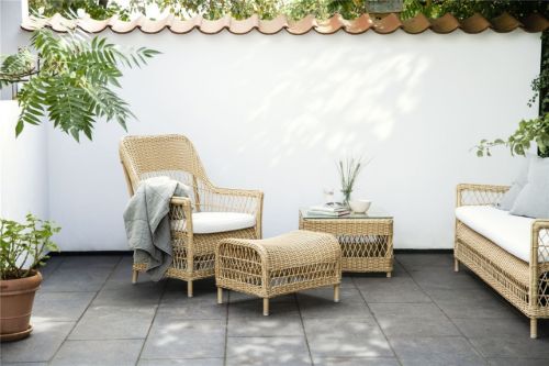 Sika-Design Dawn Exterior Loungestol SH: 44 cm - Natural