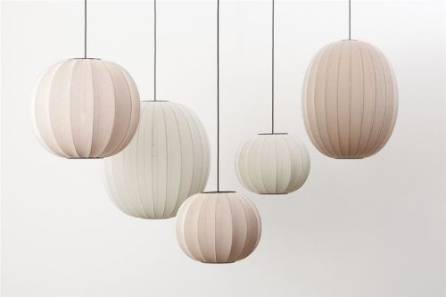 Made By Hand Knit-Wit Oval Pendant Ø: 45 cm - Sand Stone