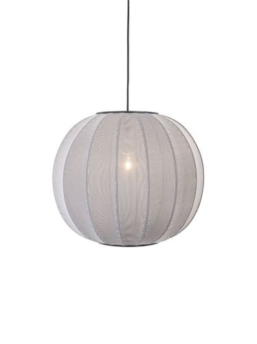 Made By Hand Knit-Wit Round Pendant Ø: 45 cm - Silver