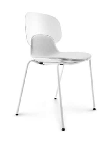 Eva Solo Combo Sædepolstring Spisebordsstol SH: 45 cm - White/Joint 600