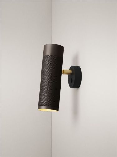 Thorup Copenhagen Patrone Væglampe H: 20 cm - Bruneret Messing