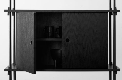Moebe Shelving System S.65.1.B 65x85 cm - Black