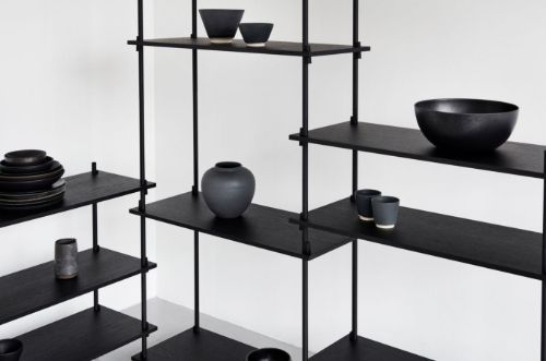 Moebe Shelving System S.65.1.A 65x85 cm - Black