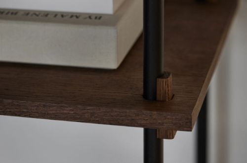 Moebe Shelving System S.65.1.A 65x85 cm - Smoked Oak/Black