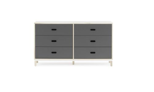 Normann Copenhagen Kabino Kommode 6 Skuffer L: 146,5 cm - Grå