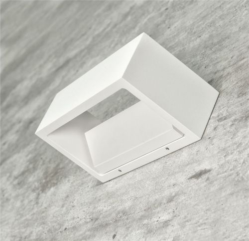Lampefeber Miami Udendørs Væglampe B: 18 cm  - Hvid