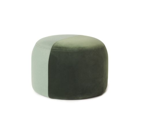Warm Nordic Dainty Pouf Ø: 55 cm - Jade/Forest Green