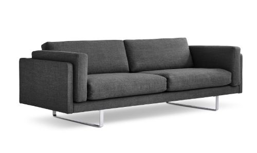 Erik Jørgensen EJ 280 2 Pers. Sofa 100 L: 240 cm - Clay 13/Børstet Krom