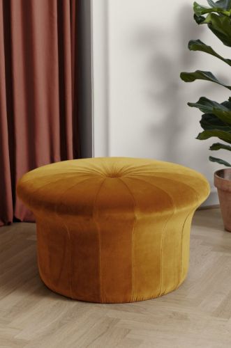 Warm Nordic Grace Pouf Ø: 77 cm - Amber