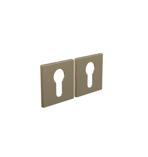 FROST Architectural Hardware Kube 3001 Rosetter - Børstet Guld