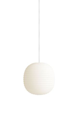 New Works Lantern Pendant Ø: 20 cm - Frosted White Opal Glass