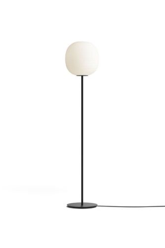 New Works Lantern Floor Lamp Ø: 30 cm - Frosted White Opal Glass