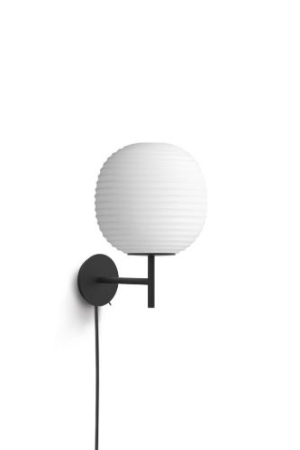 New Works Lantern Wall Lamp Ø: 25 cm - Frosted White Opal Glass