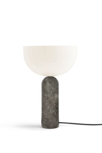New Works Kizu Table Lamp Ø: 30 cm - Gris Du Marais / White Acrylic
