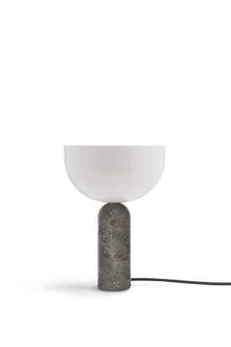 New Works Kizu Table Lamp Ø: 25 cm - Gris du Marais / White Acrylic
