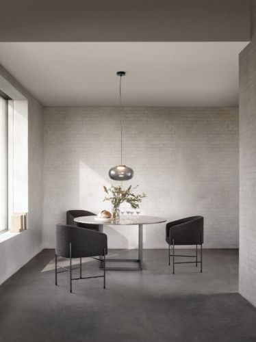 New Works Florence Dining Table Ø: 145 cm - Natural Oak / Black