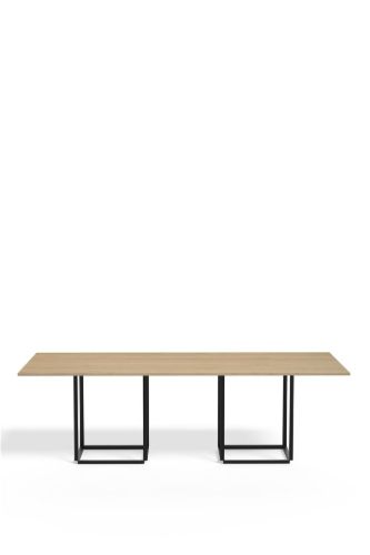 New Works Florence Dining Table Rectangular 110x240 cm - Natural Oak / Black