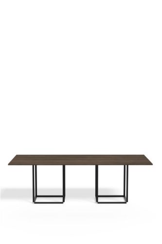 New Works Florence Dining Table Rectangular 110x240 cm - Walnut / Black