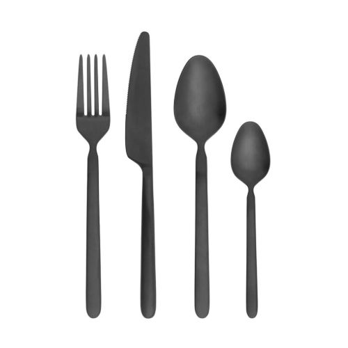 Blomus Stella Cutlery Set 16 stk - Black
