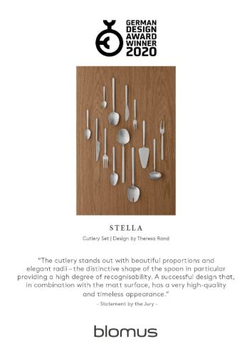 Blomus Stella Spoon L: 20 cm - Black