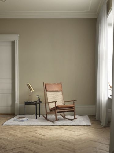 Warm Nordic Swing Rocking Chair H: 103 cm - Oak/Moonlight