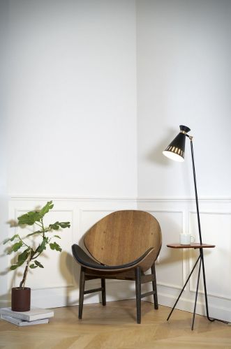 Warm Nordic The Orange Lounge Chair SH: 38 cm - Smoked Oak